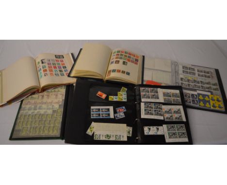 Good selection of GB stamps, good postal values in 3 stock books, some full mint sheets. 3 stock books, 2 stamp albums of wor