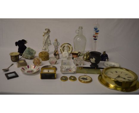 Mixed lot including modern wall clock, Galileo thermometer, TY Beanie baby etc