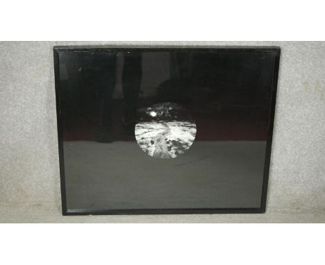 David W. Hazel, A framed and glazed abstract photo print on board. Label verso.  W.63 H.53 