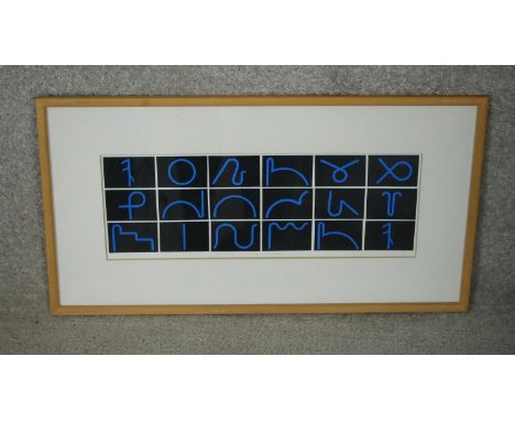 James Cramb- A framed and glazed signed limited edition abstract print, titled 'After the Rain', edition 2/50, dated 1986. W.