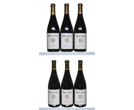 2003 Spinefex, Indegene 1x75cl 2004 Spinefex, Indegene 5x75cl Total 6x75cl Please note: Spinfex - 1 bottle of 2003 vintage an