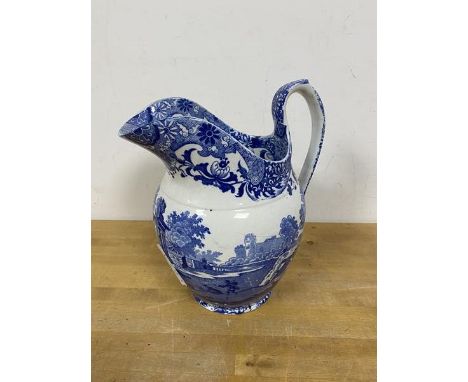 A Copeland Spode Italian pattern water jug (small chip to foot) (25cm)