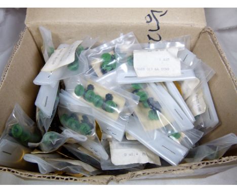 BRITISH ARMY COLLAR BADGES. Approximately 100 pairs of British Army collar badges from Stores