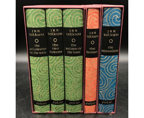 J.R.R. Tolkien: a collection of Folio Society books all in slip case to include The Lord of the Rings trilogy, The Fellowship