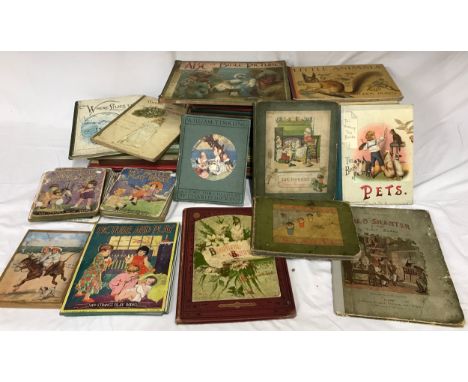 Large collection of children's books to include Mrs Strang's Picture Play Books (5), (some illustrations by Angusine MacGrego