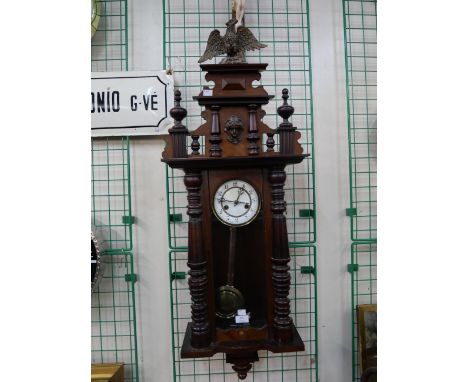 A French Empire style wall clock 