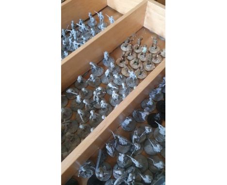 1 small tray of unpainted WW1 mixed Metal figures. 15mm or equivalent scale.&nbsp;
