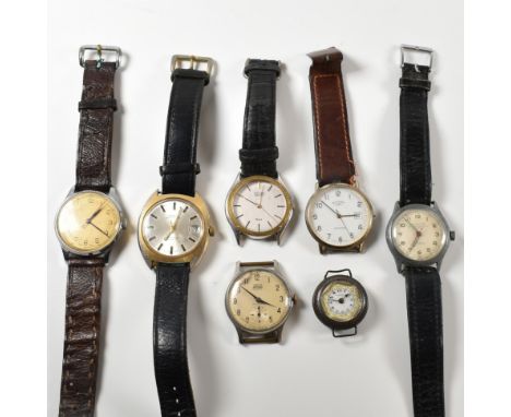 Assorted wrist watches and parts. Brands to include Montine, Rotary, Invicta, Citizen, Smiths and Medana. Three of the watche