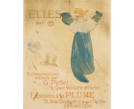 Henri de Toulouse Lautrec (1864-1901) Elles lithograph. 1896, condition B+/A-; backed on japan, framed Dimensions:64 x 49 cm.