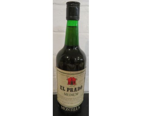 El Prado Montilla Medium Gilbey Vintners Ltd York Gate London, 26 Fl Ozs (one bottle)