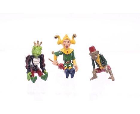 Hantel painted Pewter miniatures 1982 first issue Scotland;&nbsp;Jester M42,Frog prince Vm41 Monkey VM37(3)&nbsp;