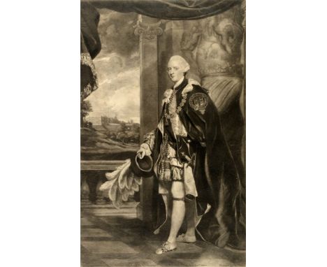 AFTER SIR JOSHUA REYNOLDS, P.R.A. (BRITISH, 1723-1792) Portrait of William, Duke of Cumberland, mezzotint, by Thomas Watson, 