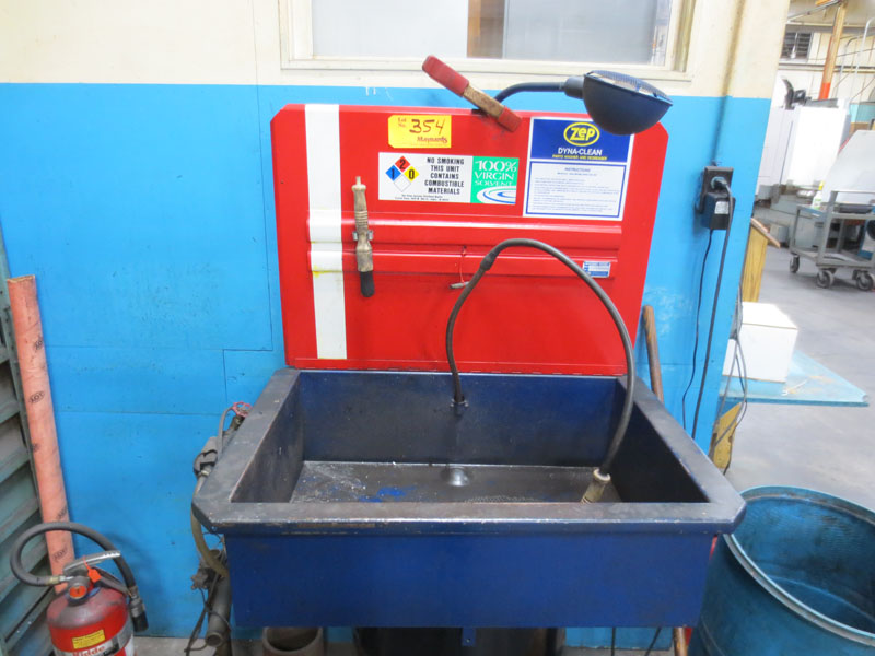 Zep DynaClean Parts Washer S/N 0529311