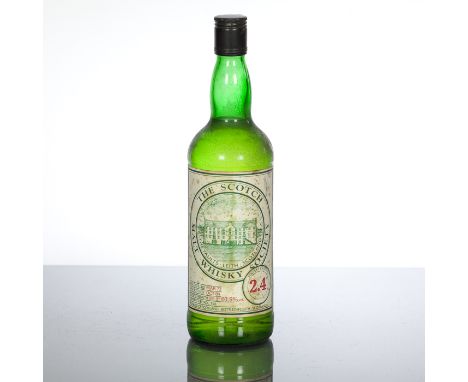 GLENLIVET SMWS 2.4
Cask strength single Highland malt whisky, distilled in March 1973 and bottled in October 1984 for the Sco
