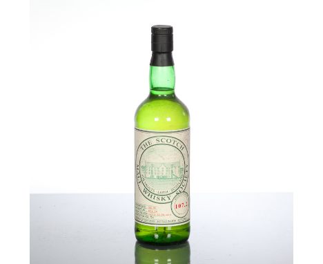 GLENALLACHIE SMWS 107.2
Cask strength single Speyside malt whisky, distilled in December 1980 and bottled in May 1994 for the