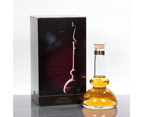 GLENMORANGIE ELEGANCE 21 YEAR OLD 
Single Highland Malt Whisky in Caithness Glass decanter. 70cl, 43% volume, in presentation