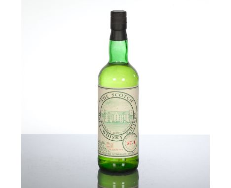 GLEN MHOR SMWS 57.4
Cask strength single Highland malt whisky, distilled in March 1979 and bottled in May 1994 for the Scotch