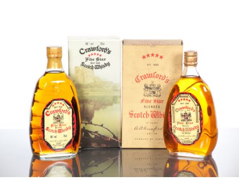 CRAWFORD'S FIVE STAR 
Blended Scotch Whisky. Full bottle size, no capacity stated, 70° proof. In carton, spring seal. 
CRAWFO