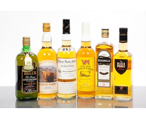 BUSHMILLS BLACK BUSH
Irish Whiskey. 70cl, 40% volume. In presentation box.
BUSHMILLS
Irish Whiskey. 70cl, 40% volume.
THE FOR