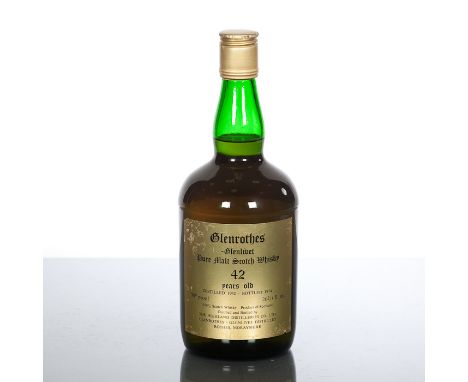 GLENROTHES - GLENLIVET 42 YEAR OLD
Pure Malt Scotch Whisky. Distilled 1932, bottled 1974 by The Highland Distilleries Co., Lt