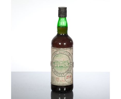 SPRINGBANK SMWS 27.9
Cask strength single Campbeltown malt whisky, distilled in January 1965 and bottled in October 1987 for 