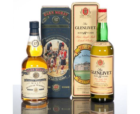 GLEN MORAY 17 YEAR OLD
Single Highland Malt Whisky. 70cl, 40% volume, in Black Watch Royal Highland Regiment tin.
THE GLENLIV