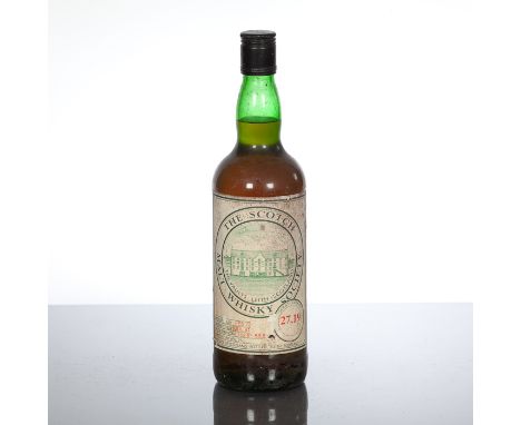 SPRINGBANK SMWS 27.19
Cask strength single Campbeltown malt whisky, distilled in February 1972 and bottled in July 1991 for t