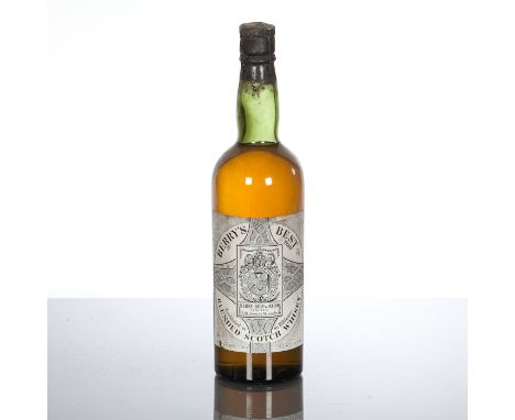 BERRY'S BEST
Blended Scotch whisky bottled by Berry Bros & Rudd. No strength stated, 70°proof.
 CONDITION REPORT: Seal and la