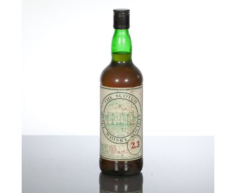GLENLIVET SMWS 2.3
Cask strength single Speyside malt whisky, distilled in April 1973 and bottled in August 1984 for the Scot