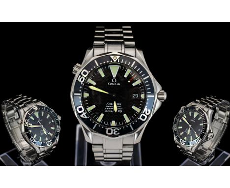 Omega - Seamaster Professional Chronometer Automatic Stainless Steel Gents Wrist Watch. Model Number 168 - 1640, with Rotated