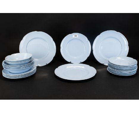 Blue Johnson Brothers Collection to include 4 large bowls, 3 small bowls, 11 side plates, 5 sandwich plates, 1 medium and two