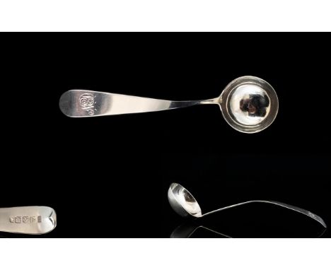 George III Scottish Silver Toddy Ladle - of pleasing proportions. Maker J.N James Newlands, hallmark Edinburgh 1817. 46 gram,