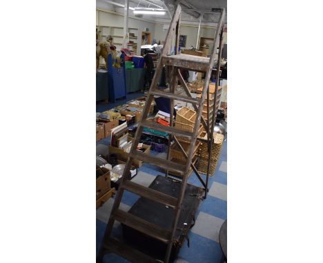 A Vintage Six Step Step Ladder 