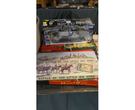 A Collection of Vintage Board Games, Mercedes Radio Controlled Car, Jigsaw etc 