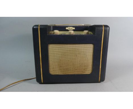 A Vintage Bush Radio, 32cm Wide 