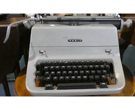 A Mid 20th Century Manual Typewriter, Facit 