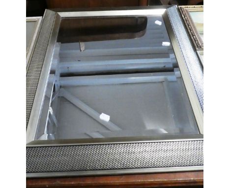 A Modern Wall Mirror, 53cm Wide 