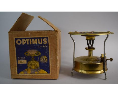 A Vintage Swedish Primus Stove in Original Cardboard Box, 
