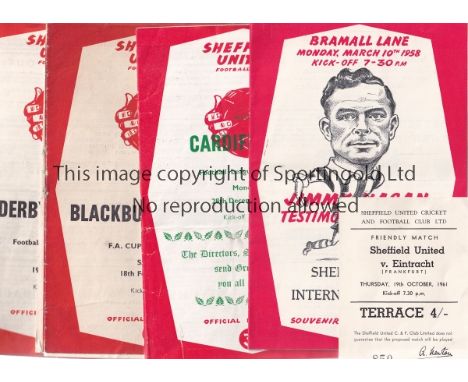 SHEFF UNITED   A collection of 30 Sheffield United home programmes 1949-1966 to include v Portsmouth (pirate printed by Walke