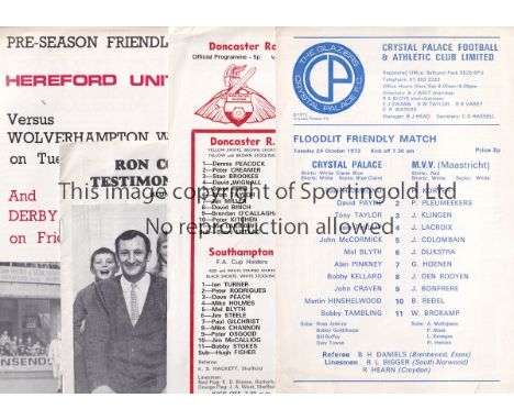 FRIENDLIES   Approximately 39 programmes for friendlies, between 50s and 80s  but mostly 60s. Includes Birmingham XI  v Londo