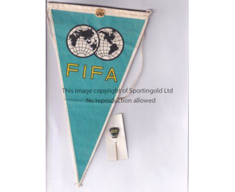 WORLD CUP 1970       Three items previously the property of Brazilian journalist Rene Courte. Three items issued by FIFA, a 1