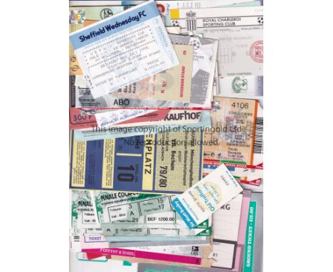 TICKET MISCELLANY    A collection of 54 tickets 1944-2004 to include several Irish matches many homes and aways v European op