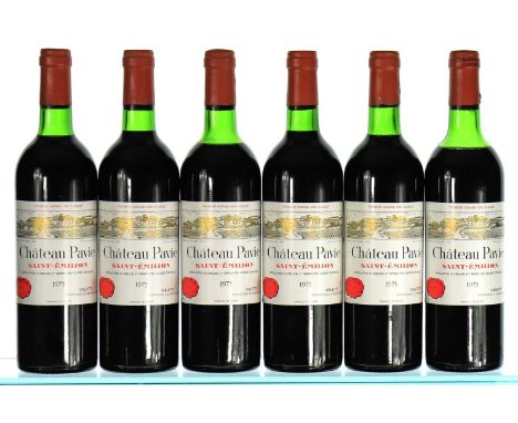1975 Chateau Pavie, Grand Cru ClasseSt EmilionStained labels1 bottle M/S6x75cThese wines have been stored in an exceptional p