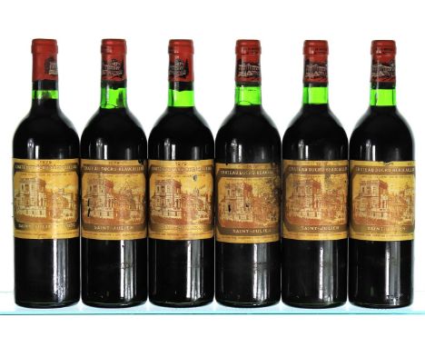 1978 Chateau Ducru Beaucaillou, 2eme Cru ClasseSt JulienDamaged labels6x75clThese wines have been stored in an exceptional pr