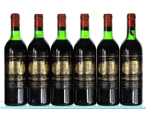 1979 Chateau Palmer, 3eme Cru ClasseMargaux6x75clThese wines have been stored in an exceptional private cellar since first re