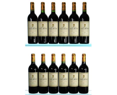 2000 Chateau Talbot, 4eme Cru ClasseSt JulienOWC12x75clStored in a traditional country house cellar since first release 