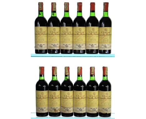 1975 Chateau Leoville Poyferre, 2eme Cru ClasseSt JulienStained labels12x75cl These wines have been stored in an exceptional 