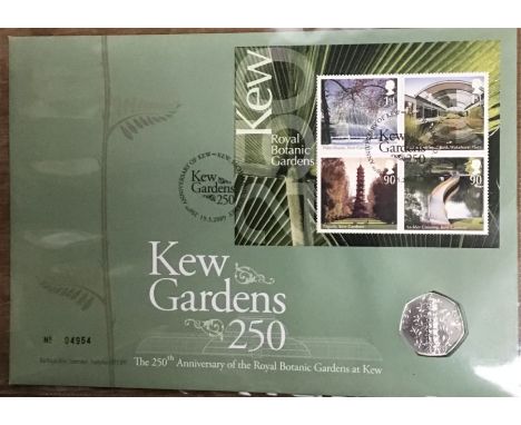 Scarce 2009 Kew Gardens 50p First Day Cover.
