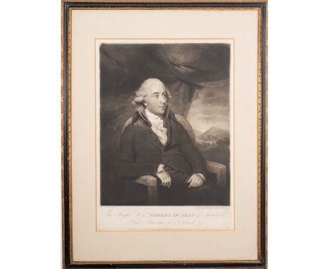 JONES, John (engr.) after Henry Raeburn. The Right Hon. Robert Dundas of Arniston, Lord Advocate of Scotland &c., Edinburgh: 