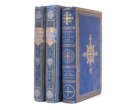 ROBERTS, David (illustrator) and George Croly (text). The Holy Land : London 1855, vol. 3 & 4 (only), many tinted lithograph 